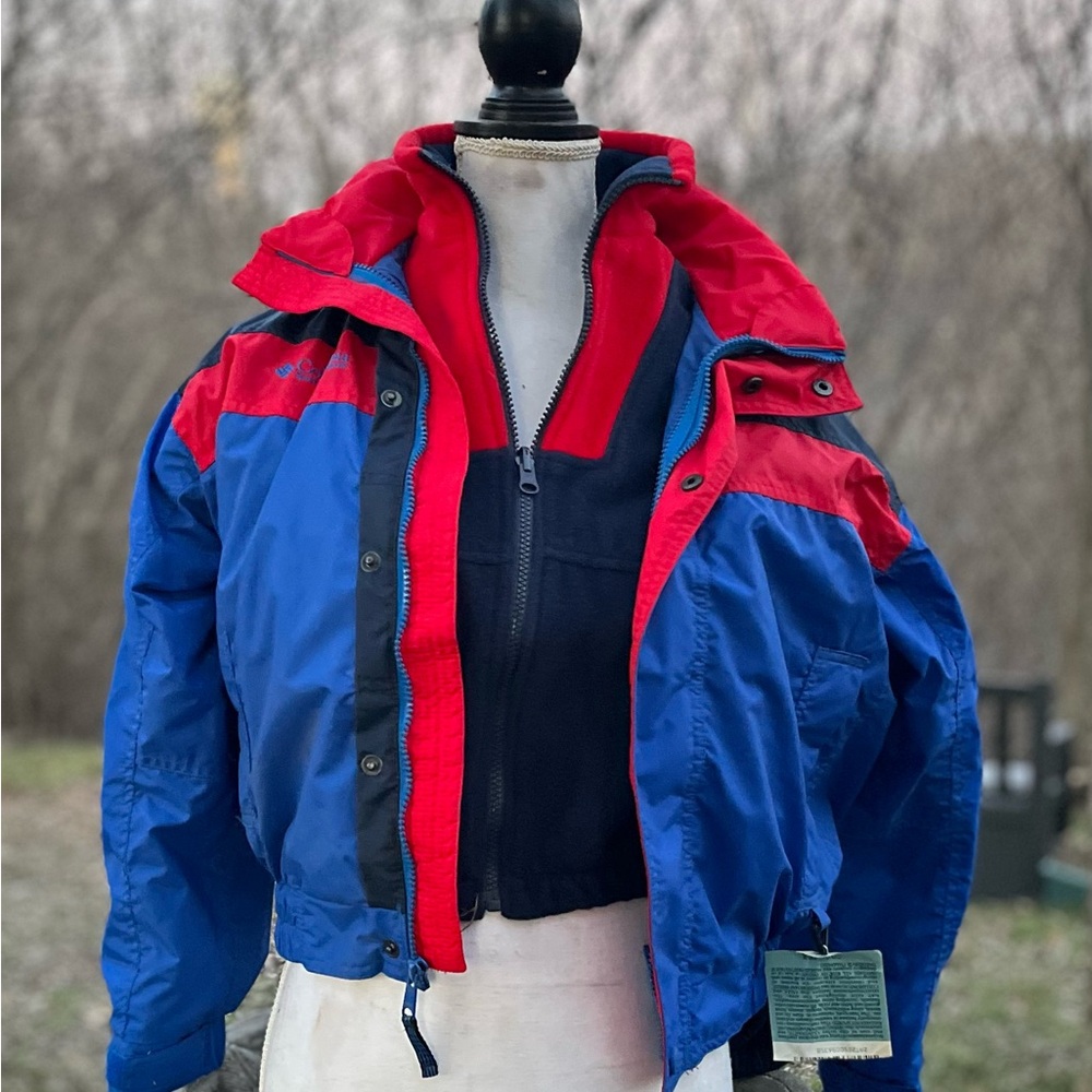 Columbia Kids Jacket - Red and Blue